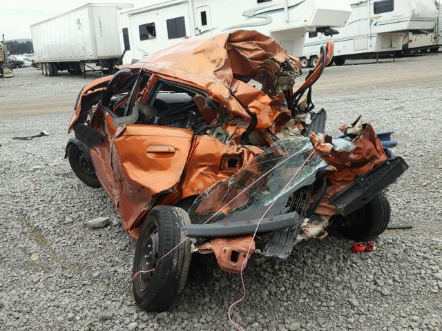 KNADE223096462958 - 2009 KIA RIO BASE ORANGE photo 3