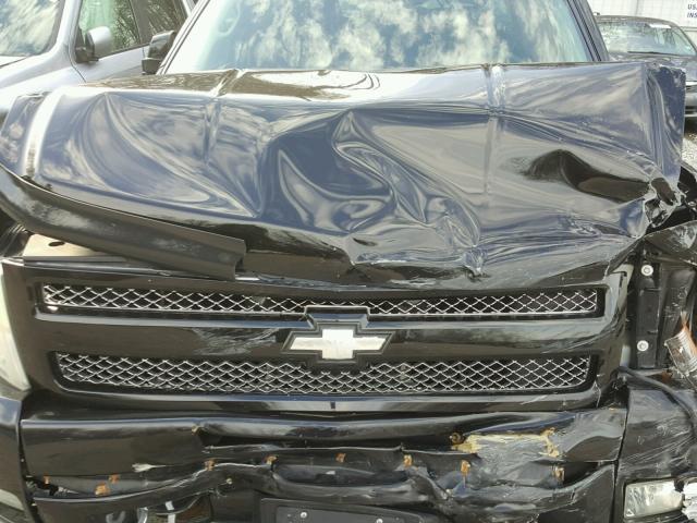 3GCRKSE38AG185914 - 2010 CHEVROLET SILVERADO BLACK photo 7