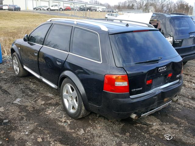 WA1YD64B02N081877 - 2002 AUDI ALLROAD BLACK photo 3