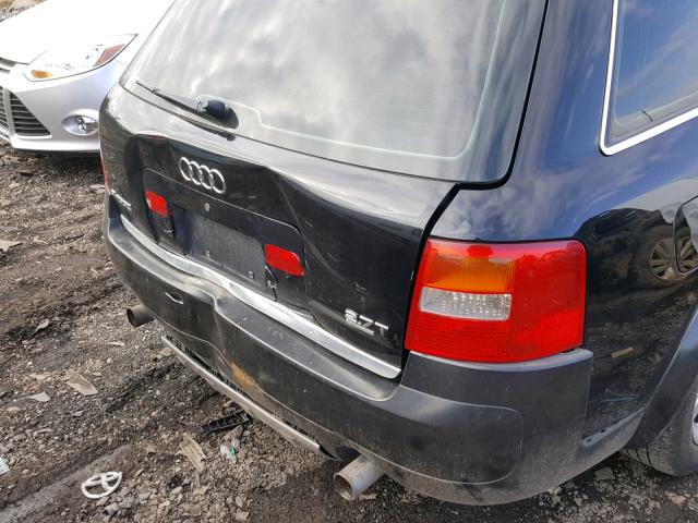 WA1YD64B02N081877 - 2002 AUDI ALLROAD BLACK photo 9