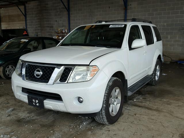 5N1AR18B58C637445 - 2008 NISSAN PATHFINDER WHITE photo 2