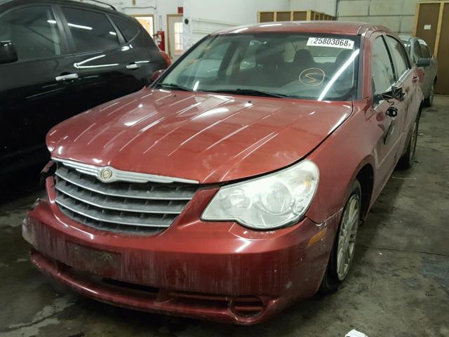 1C3LC56K27N508904 - 2007 CHRYSLER SEBRING TO MAROON photo 2