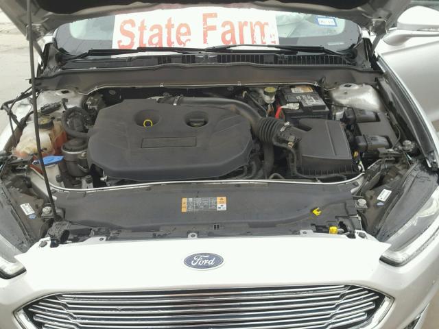 3FA6P0H99DR191633 - 2013 FORD FUSION SE SILVER photo 7