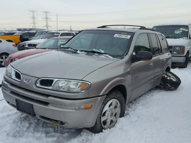 1GHDT13S622204301 - 2002 OLDSMOBILE BRAVADA SILVER photo 2