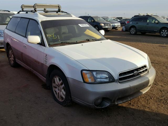 4S3BH686626607646 - 2002 SUBARU LEGACY OUT WHITE photo 1