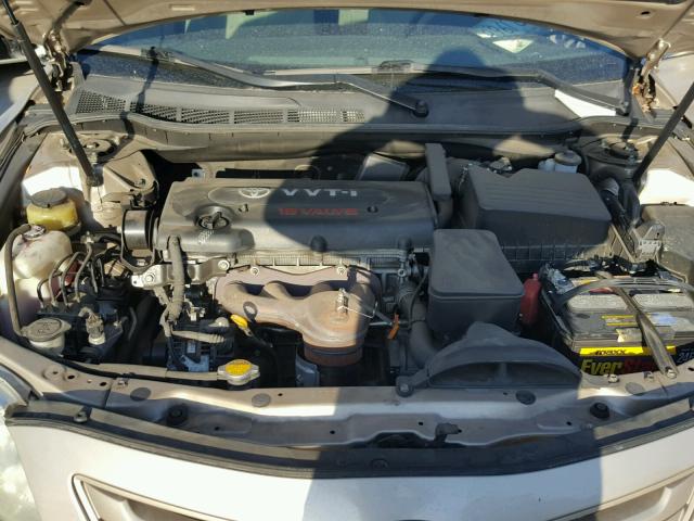 4T4BE46K19R134713 - 2009 TOYOTA CAMRY BASE BEIGE photo 7