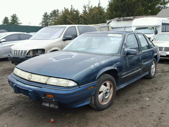 1G2WJ52MXRF235685 - 1994 PONTIAC GRAND PRIX GREEN photo 2