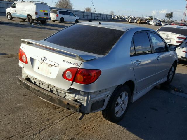 1NXBR32E83Z167725 - 2003 TOYOTA COROLLA CE SILVER photo 4