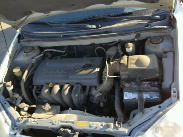 1NXBR32E83Z167725 - 2003 TOYOTA COROLLA CE SILVER photo 7