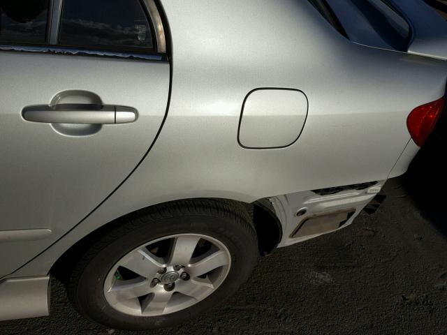 1NXBR32E83Z167725 - 2003 TOYOTA COROLLA CE SILVER photo 9