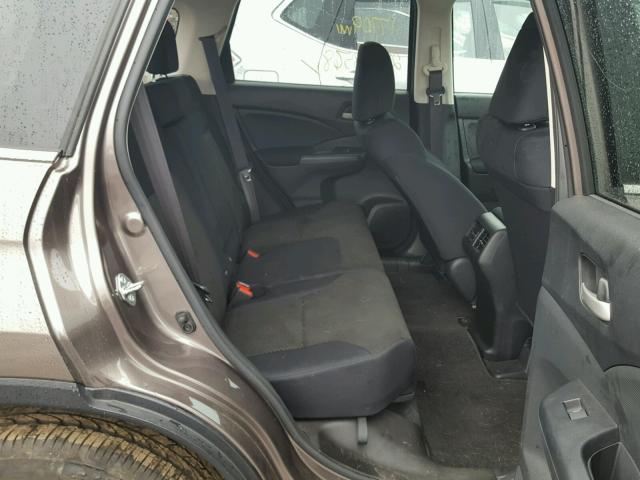 5J6RM4H49GL048187 - 2016 HONDA CR-V SE GRAY photo 6