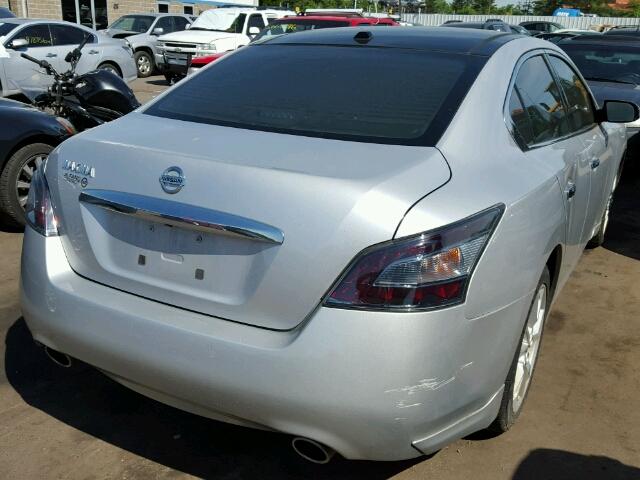 1N4AA5AP2CC863210 - 2012 NISSAN MAXIMA S/S SILVER photo 4