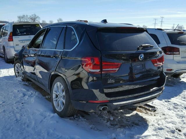 5UXKR0C56E0K44540 - 2014 BMW X5 BLACK photo 3