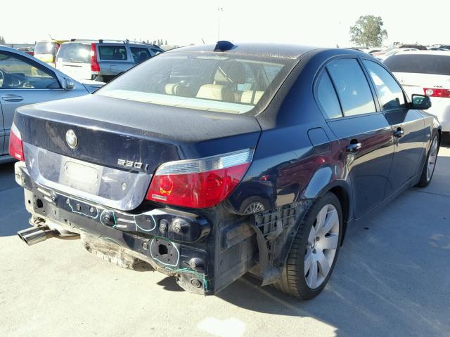 WBANA73584B808137 - 2004 BMW 530 I BLUE photo 4