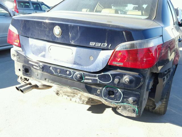 WBANA73584B808137 - 2004 BMW 530 I BLUE photo 9