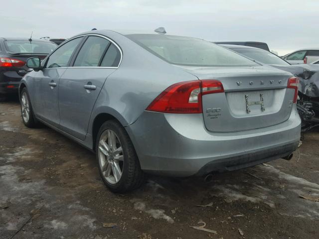 YV1902FH3C2115727 - 2012 VOLVO S60 T6 BLUE photo 3