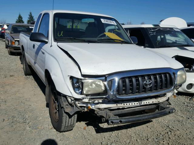 5TEVL52N62Z088526 - 2002 TOYOTA TACOMA XTR WHITE photo 1