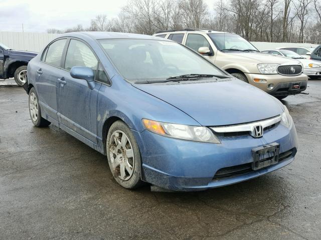 2HGFA16528H522332 - 2008 HONDA CIVIC LX BLUE photo 1