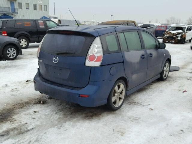 JM1CR193470152850 - 2007 MAZDA 5 BLUE photo 4