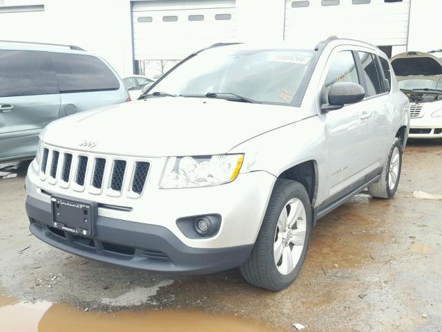 1J4NT1FAXBD170679 - 2011 JEEP COMPASS SP SILVER photo 2