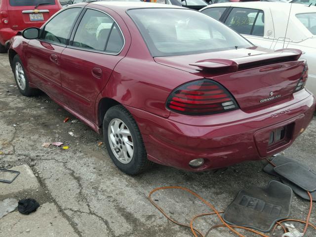 1G2NE52F64M709797 - 2004 PONTIAC GRAND AM S BURGUNDY photo 3