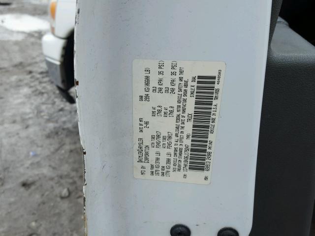 1D7HA16N36J179247 - 2006 DODGE RAM 1500 S WHITE photo 10