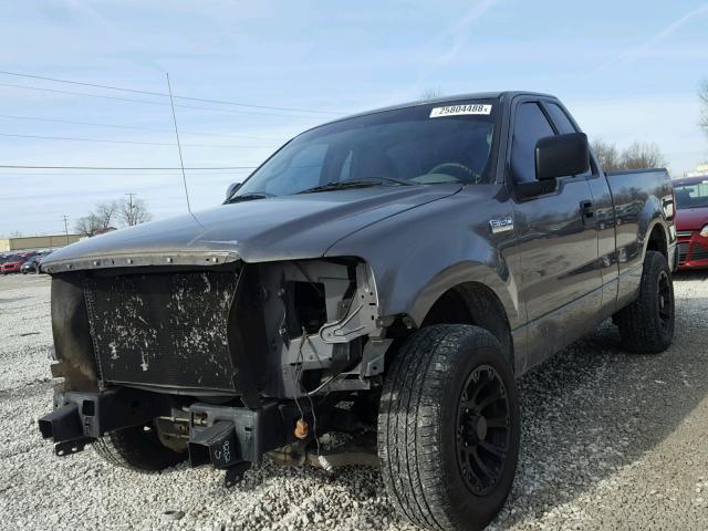 1FTRF122X6NB28087 - 2006 FORD F150 GRAY photo 2