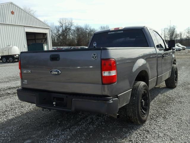 1FTRF122X6NB28087 - 2006 FORD F150 GRAY photo 4