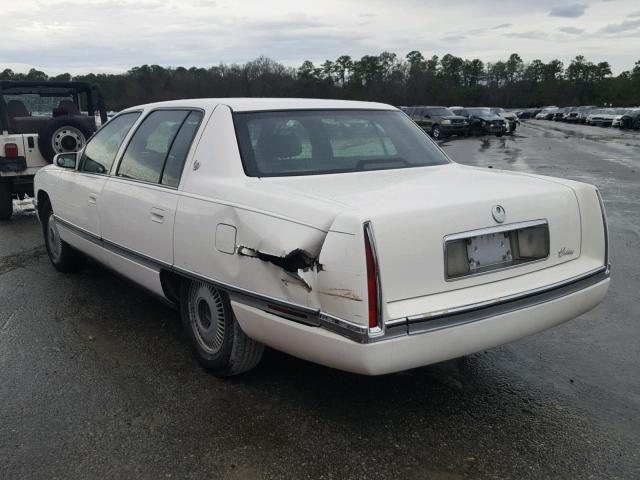 1G6KD52B7SU245594 - 1995 CADILLAC DEVILLE WHITE photo 3