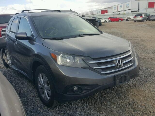 2HKRM3H78EH520777 - 2014 HONDA CR-V EXL GRAY photo 1