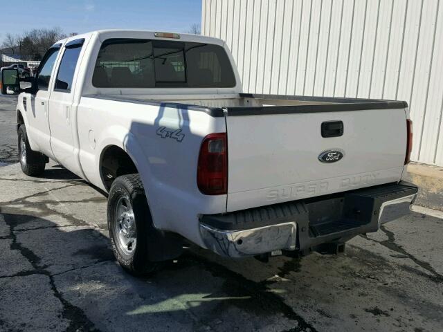 1FTSW2B55AEA90701 - 2010 FORD F250 SUPER WHITE photo 3