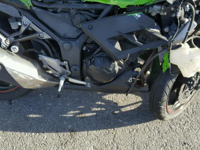 JKAEX8A14EA008833 - 2014 KAWASAKI EX300 A GREEN photo 7