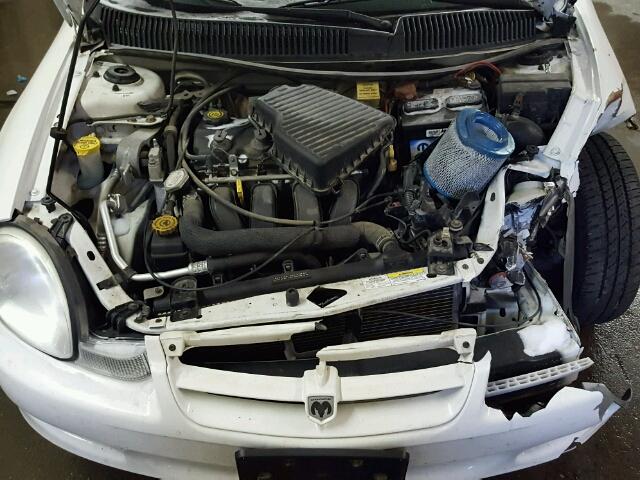 1B3ES46C72D634038 - 2002 DODGE NEON SE WHITE photo 7