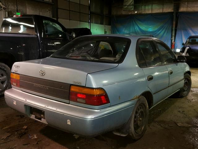 1NXAE09B6RZ215331 - 1994 TOYOTA COROLLA LE BLUE photo 4