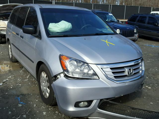 5FNRL3H24AB098099 - 2010 HONDA ODYSSEY LX SILVER photo 1