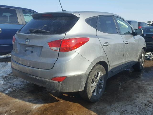 KM8JT3AF8EU801920 - 2014 HYUNDAI TUCSON GLS GRAY photo 4