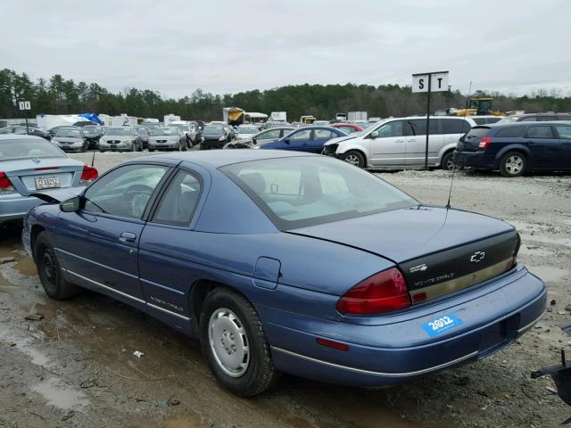 2G1WW12M0W9266737 - 1998 CHEVROLET MONTE CARL BLUE photo 3