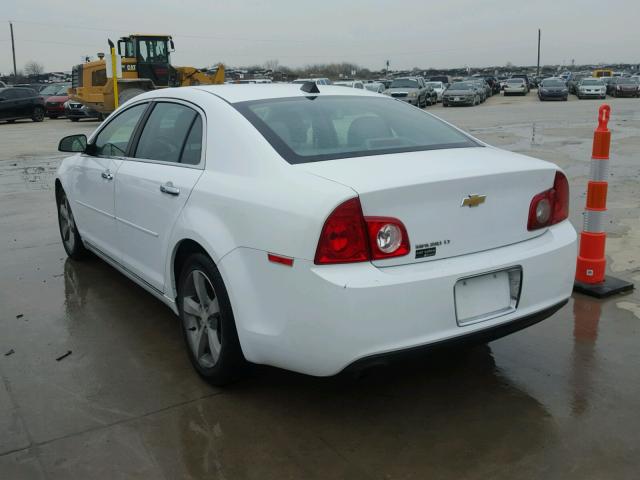 1G1ZC5EU4CF307043 - 2012 CHEVROLET MALIBU 1LT WHITE photo 3