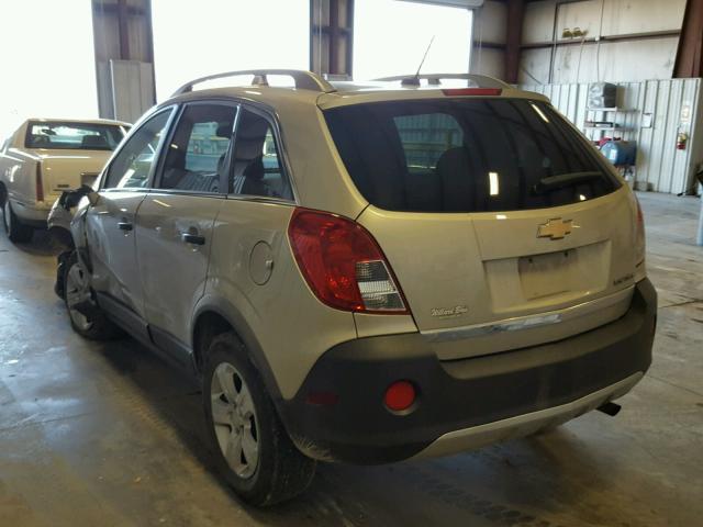 3GNAL2EK7DS640133 - 2013 CHEVROLET CAPTIVA LS SILVER photo 3