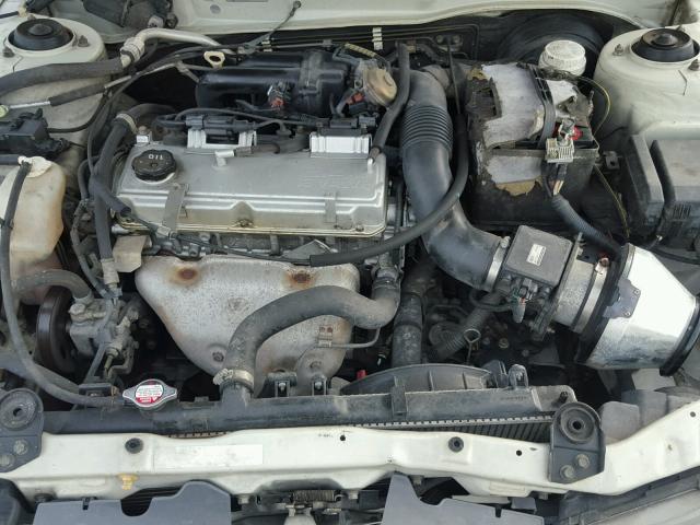 4A3AA46G72E156973 - 2002 MITSUBISHI GALANT ES WHITE photo 7