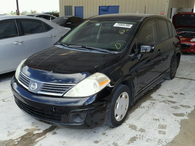 3N1BC13E69L361779 - 2009 NISSAN VERSA S BLACK photo 2