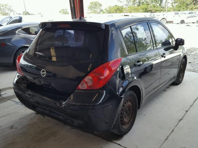 3N1BC13E69L361779 - 2009 NISSAN VERSA S BLACK photo 4