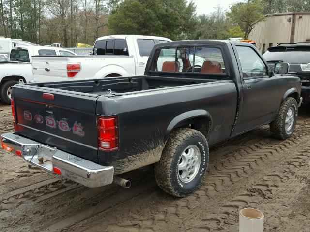 1B7FL26X8RS630030 - 1994 DODGE DAKOTA BLACK photo 4