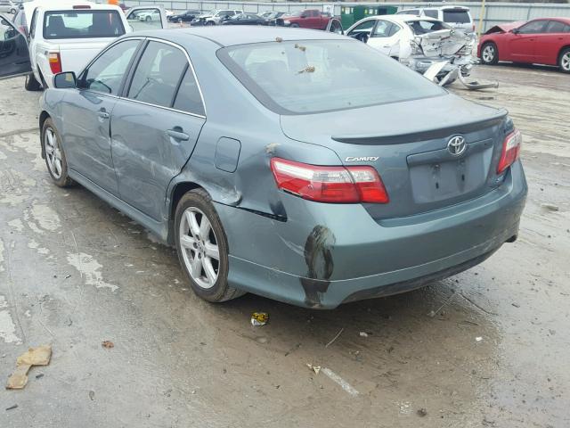 4T1BE46K17U611857 - 2007 TOYOTA CAMRY NEW BLUE photo 3