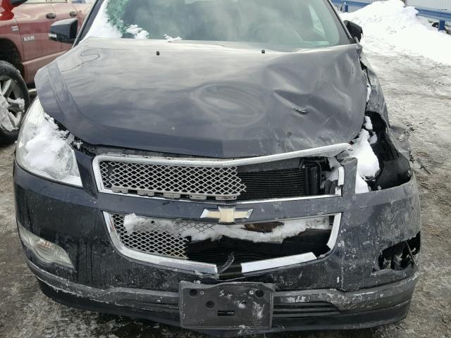 1GNLVHED5AS103713 - 2010 CHEVROLET TRAVERSE L BLACK photo 7