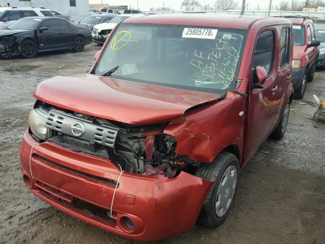 JN8AZ28R99T119514 - 2009 NISSAN CUBE BASE RED photo 2