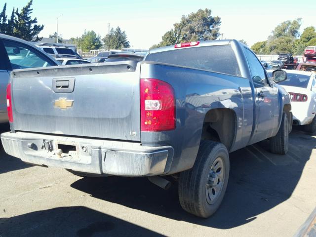 1GCEC14X18Z225724 - 2008 CHEVROLET SILVERADO GRAY photo 4