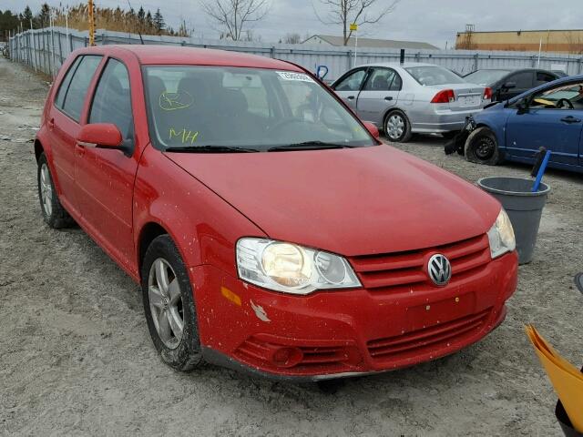 9BWEL41J594016184 - 2009 VOLKSWAGEN CITY GOLF RED photo 1