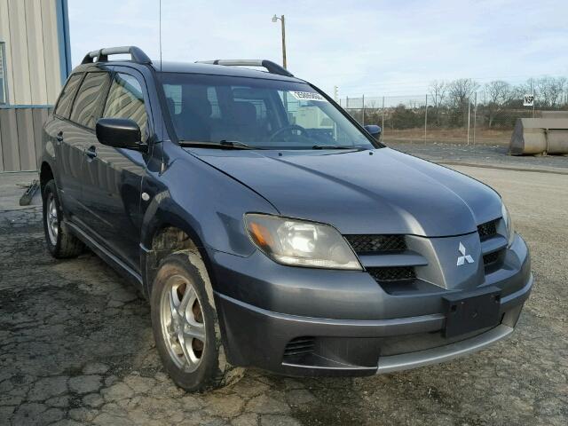 JA4LZ31F54U004254 - 2004 MITSUBISHI OUTLANDER GRAY photo 1