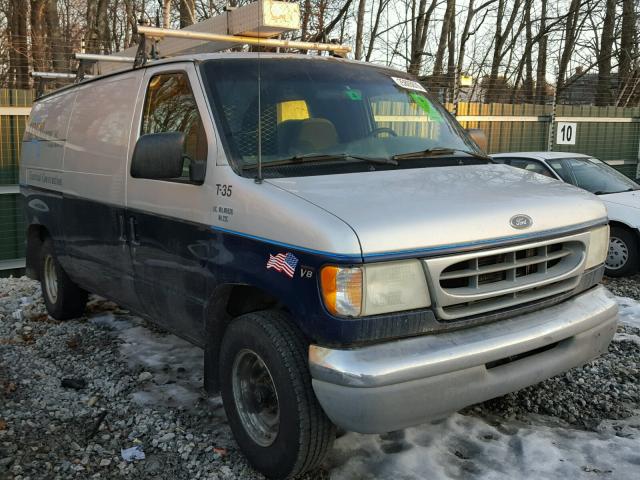 1FTSE34F22HB05427 - 2002 FORD ECONOLINE BLUE photo 1